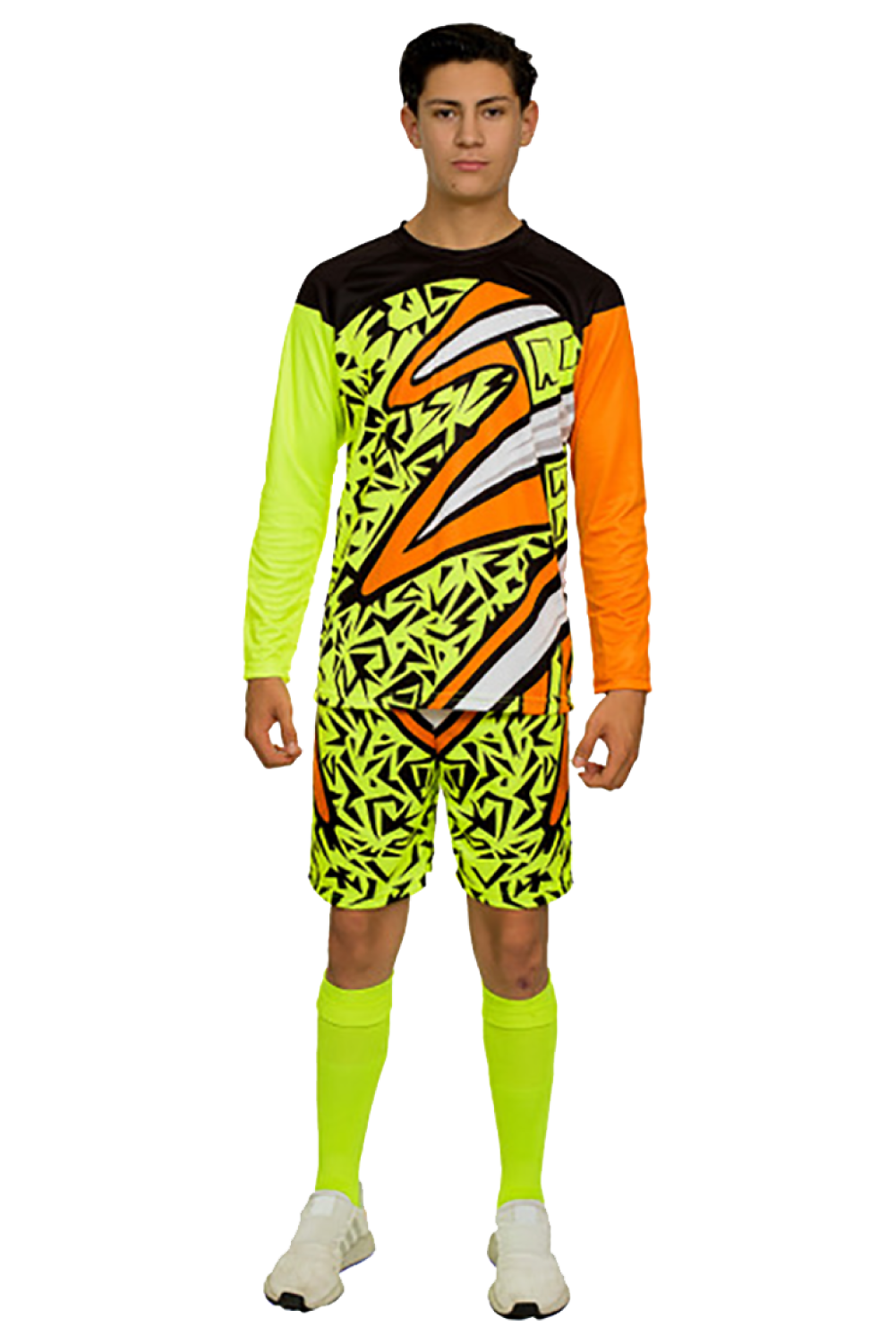 Long Sleeve Soccer Shirt Football Goalkeeper Jersey Design Custom